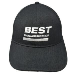KC CAPS BEST A GARDANWORLD COMPANY Baseball Cap Black One Size Strapback Hat